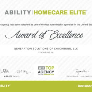 Home Care Elite Certificate